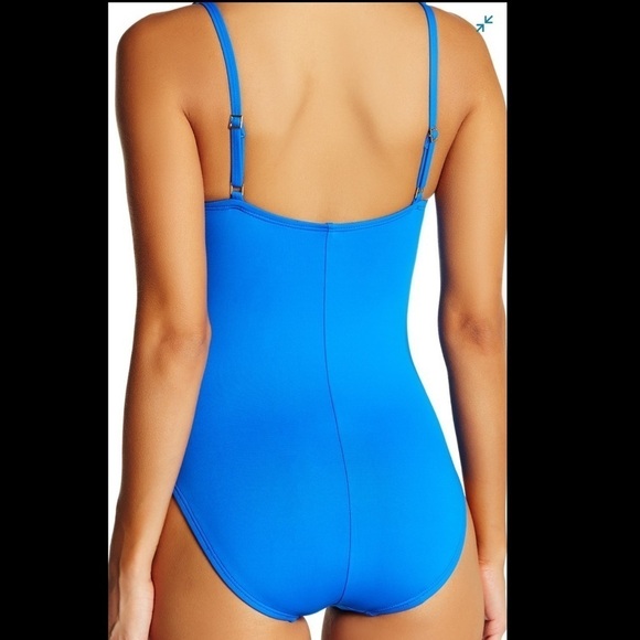 LA Blanca Sweetheart Ruched One Piece Swimsuit - Picture 2 of 5